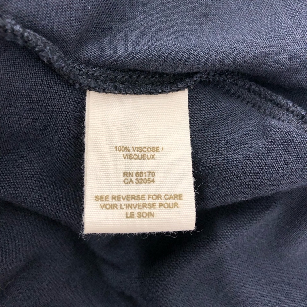 Free People Studded Gray 3/4 Sleeve Blouse, Size M - Picture 7 of 8